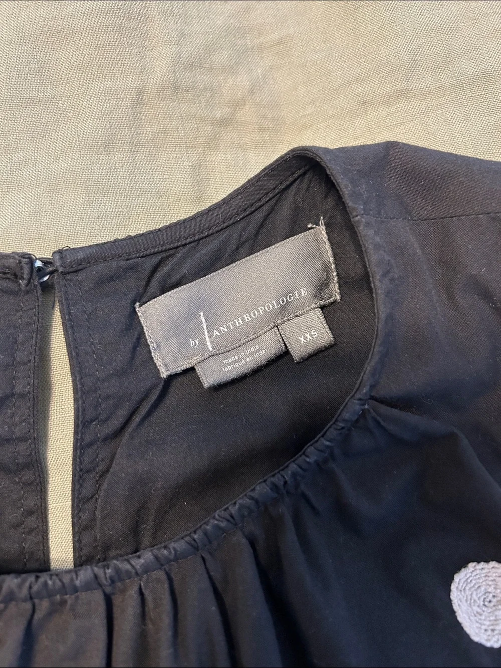 Anthropologie Black & White Blouse
